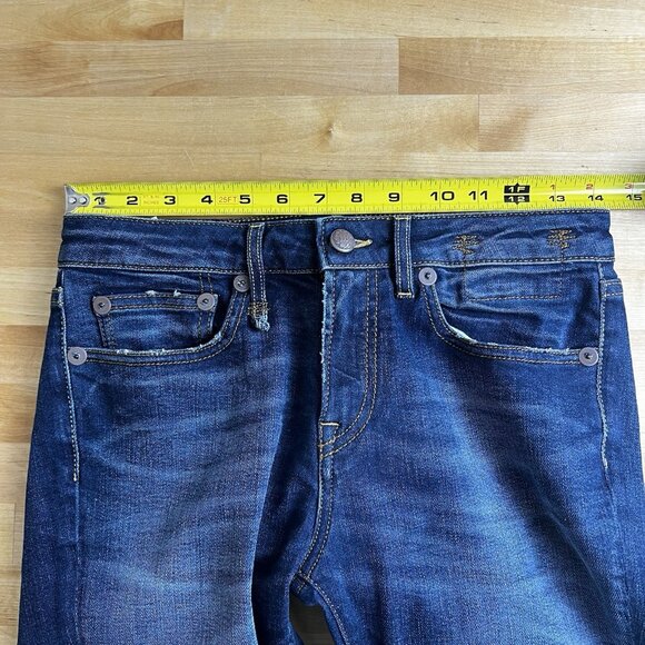 R13 Jeans Alison Skinny Camden Barbed Wire Rips Distressed Made In Italy Size 27 - Picture 11 of 13